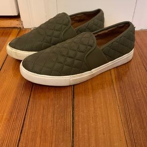 Steve Madden army green sneakers